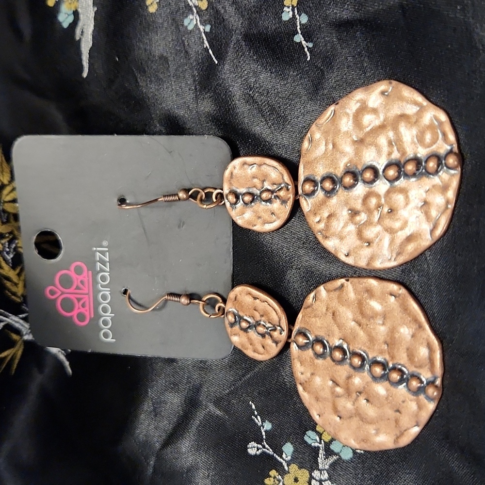 Paparazzi Copper Earrings
